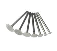 Luo ke Lot de 7 fraises diamantées en forme de T avec tige de 1/8" pour outils rotatifs Dremel