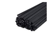 LuoAXINN Bâtons de Diffuseur Bâtons de rotin en Fiber Noire L19/22/24/25/30/40cm, 100 pièces, diffuseur d'huile Essentielle, roseaux for la décoration Maison, désodorisant(L 22CM D 3mm)