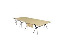LuoAXINN Lit de Camp Pliable 210 * 90cm Large Folding Camping Cot 4 Rods