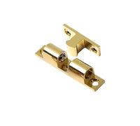 LuoAXINN Loquet à Bille for Porte de Meuble, loquet à Ressort à Double Rouleau, loquet à Tension réglable for Porte d'armoire ou de Placard pour loquet de Porte de Meuble(Copper-(40mm),2PCS)
