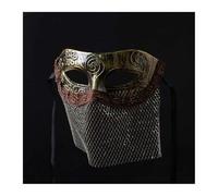 LuoAXINN Masque de mascarade de Style Vintage for adultes, complet, accessoires de décoration pour hommes et femmes couples(Color 6)