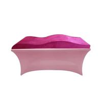 LuoAXINN Matelas Matelas de lit for Extensions Cils Surmatelas incurvé en Mousse à mémoire Forme beauté for Vague pour Salon(Pink)