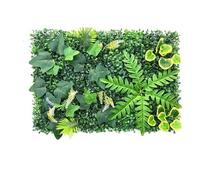 LuoAXINN Panneau Mural en Herbe Artificielle Panneau Mural en Gazon Artificiel, haie de buis, 40 x 60 cm, Fausse Mousse, Convient for l'extérieur et l'intérieur(Artificial Plants-F)