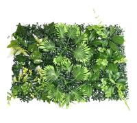 LuoAXINN Panneau Mural en Herbe Artificielle Panneau Mural en Gazon Artificiel, haie de buis, 40 x 60 cm, Fausse Mousse, Convient for l'extérieur et l'intérieur(Artificial Plants-C)