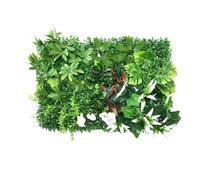 LuoAXINN Panneau Mural en Herbe Artificielle Panneau Mural en Gazon Artificiel, haie de buis, 40 x 60 cm, Fausse Mousse, Convient for l'extérieur et l'intérieur(Artificial Plants-G)