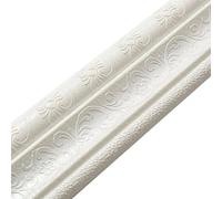 LuoAXINN Plinthes autocollantes Autocollants de bande bord mural en mousse, autocollant ligne taille d'angle plinthe imperméable, papier peint décoratif bordure maison(W)