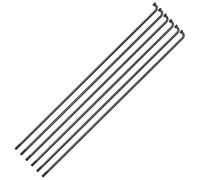 LuoAXINN Rayons de vélo 36 pièces Rayons Fil avec écrous for Roue 26/27.5/29 Pouces VTT vélo de Route 45# Acier Haute résistance Arc-en-Ciel Rayon(186mm Blue)