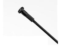 LuoAXINN Rayons de vélo Rayons de vélo VTT 14G 2.0mm, tête Droite Noire, Rayon en Acier Inoxydable, Fil d'acier Rond(265mm)