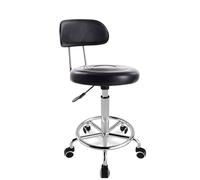 LuoAXINN Tabouret à roulettes Tabouret de Bar à roulettes, Petit Tabouret Rond, Chaise Maquillage, Laboratoire, élévatrice pivotante et coulissante(Color 10)