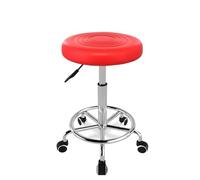 LuoAXINN Tabouret à roulettes Tabouret de Bar à roulettes, Petit Tabouret Rond, Chaise Maquillage, Laboratoire, élévatrice pivotante et coulissante(Color 4)