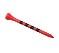 LuoAXINN Tees de Golf Lot de 100 Tees Golf Professionnels en Bambou, Cinq Fois Plus résistants Que Les Classiques et Stables(83mm 100 pcs Red)