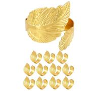 Luobannm 12 Ronds de, Ronds de en Feuille, Ronds de d'automne, Ronds de Bohème pour Noël, Mariage, Décoration de Table