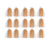 Luobannm Accessoires de Porte-Clés Exquis Pendentifs de L'Étoile Gardienne DIY Porte-Clés Assortis Gratuits pour Cadeaux de Retour de Mariage Faveurs