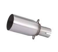Luobannm Adaptateur de 28mm pour Tube D'Échappement de Modification de Moto, Section Médiane, Installation Non Destructive pour Échappement de 51mm