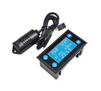 Luobannm Contrôleur de Température et D'Humidité Numérique W1212 avec Minuterie pour Incubateur, Aquarium, Thermostat et Humidistat.