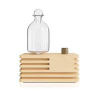 Luobannm Diffuseur D'Huiles Essentielles sans Eau, Nébuliseur Rechargeable sans en Bois et Verre pour Diffuser à Froid des Arômes dans, ou Le Bureau