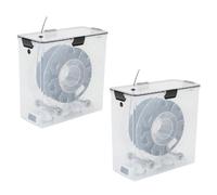 Luobannm Lot de 2 boîtes de séchage à filament pour imprimante 3D - Hermétiques et humides - Surveillance en temps réel pour filaments PLA ABS pour imprimante 3D