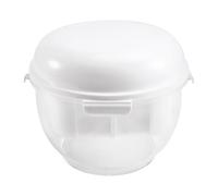 Luobannm Machine à Yaourt Grecque avec Passoire à Mailles Fines, Plaque de Pression Amovible, Utilisée comme Récipient de Stockage avec Couvercle-Passoire à Yaourt