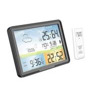 Luobannm Station Météo sans Numérique Intérieure/Extérieure avec Capteurs D'Hygromètre, D'Humidité, de Température et de Surveillance Météorologique.