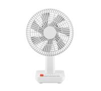 Luobannm Ventilateur Électrique Portable Rechargeable USB à Quatre Vitesses, Style Rétro, Ventilateur Oscillant de Bureau avec Inclinaison Réglable.