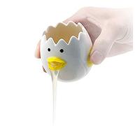 LuoCoCo Séparateur d'œuf mignon en céramique Vomit Poule Jaune d'œuf Séparateur de jaune d'œuf Pratique Ménage Petit Filtre à œufs Séparateur