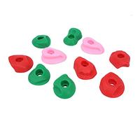 Luocute 10 Pcs d'escalade, Conception Ergonomique de Grandes Prises d'escalade de Roche, Adaptées aux Enfants et aux Adultes Utilisation Intérieure en Plein Air (Small 10 Packs)
