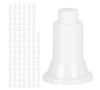 Luocute 100 Pièces Pieds de Support de Panneau D'isolation D'aquarium, Pieds de Support en PVC à Hauteur Réglable pour Séparateur D'aquarium, avec Matériau Plastique de qualité (Clous de 100)