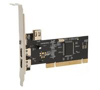 Luocute 1394 Carte Firewire, PCI Express au Contrôleur D'Adaptateur High Speed EEEE Externe pour Le Bureau DV de Bureau, 1 X 1394 Contrôleur Adaptateur PCI Firewire Carte avec 3 X