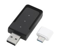 Luocute 2 en 1 Adaptateur Auto sans Fil Carplay et, Convertissez-Vous câblé en sans Fil avec 5.0, WiFi, Plug et Play, Fast Auto Connect, Connexion Stable, sans Retard (CP508C)
