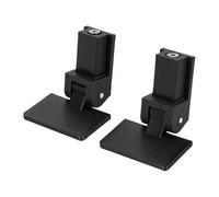 Luocute 2 Pièces de Rechange pour Charnières de Cache-poussière de Plateau Tournant pour PS HX 500 Dual CS 429 avec Conception d'étanchéité en Plastique ABS Antirouille Support à 45