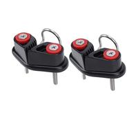 Luocute 2 Pièces Taquet à Came Marin Taquet à Came pour Bateau Kayak en Alliage D'aluminium Léger Entrée Rapide avec Conception en Forme D'entonnoir pour Accessoire de Yacht de Kayak de