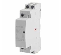 Luocute 2P 25A Contacteur AC, 1NO 1NC Montage sur Rail DIN