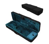 Luocute 4/4 Violon Hard Case Rectangle Oxford Tissle Mousse de Mousse de Violon Léger, Affaire de pour Violoniste