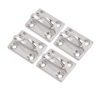 Luocute 4 Pièces Mousqueton à Ressort de Bateau en Acier Inoxydable Cintre de Garde-Boue Marin pour Bateau à Voile Remorqueur avec Forte Charge pour Suspendre Pare-Chocs Cordes Chapeaux