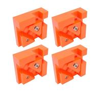 Luocute 4 Pinces D'Angle pour le Travail du Bois, Amélioration de la Pince à Angle Droit en Acier Inoxydable à 90 Degrés avec Mâchoire Swing Réglable pour Bois, Tuyau en Métal, Tige en