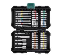 Luocute 44pcs Jeu de Pilote à écrou Magnétique à Impact Magnétique, Acier Universel en Acier à Haute Torsion Impact des Tournevis Magnétiques Ensembles avec Boîte de Rangement,