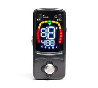 Luocute Accordeur de Pédale de Guitare, Mini Pédale D'effets True Bypass Haute Impédance Précision de 0,5 Cent, avec Modes de Réglage Chromatique de la Guitare Basse, pour