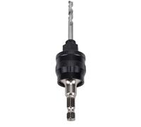 Luocute Adaptateur à Changement Rapide pour Arbre de Scie Cloche, Mandrin de Scie Cloche Bimétallique avec Tige Hexagonale 11/32 pour Scies Cloches de 9/16 à 6 Pouces, Perçage du Bois et
