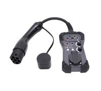 Luocute Adaptateur de Testeur EVSE, Prise de 4 Mm Universelle, Testeur de Tension pour les Tests de Station de Charge EV, Compatible avec les Testeurs, les Multimètres et les