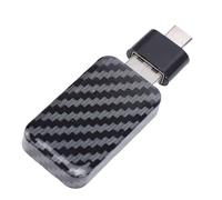 Luocute Adaptateur de Voiture sans Fil, WiFi Double Bande 2,4 G 5G et BT 5.0 pour Automobile, Adaptateurs D'entrée Audio Vidéo de Voiture avec Type C, Dongle USB Plug and Play