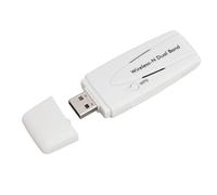 Luocute Adaptateur LAN sans Fil de 300 Mbps, Adaptateur N Wireless N à Double Bande USB2.0 2,4G 5.8G, WiFi USB à Grande Vitesse pour la Télévision, Le Joueur, Le Théâtre