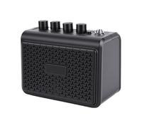 Luocute Ampli de Guitare Portable 10 W, Haut-Parleur Double Canal avec Modes de Distorsion Clairs, Entrée AUX BT sans Fil, Batterie Rechargeable, Prise Casque, pour Les Concerts en