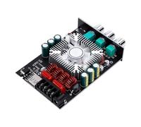 Luocute Amplificateur Bluetooth Double TDA7498E 160Wx2 Stereo | Module BT 15.0 avec Entrée AUX, Sortie 2.0 Canaux pour Enceintes Bibliothèque et Home Cinéma, Impédance 4-8 Ohm, Boîtier ABS