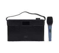 Luocute Amplificateur de Guitare 60 W, Portable Rechargeable | BT 5.3 sans Fil, Batterie 5000 MAh, Entrée Micro/instrument, Prise en Charge U-disk/AUX, pour le Chant et les Performances