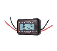 Luocute Analyseur de Puissance 150 A Watt Mètre, Moniteur de Performance de Consommation de Batterie avec écran LCD rétroéclairé Bleu Vif pour Mesurer la Tension, le Courant et la