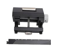 Luocute Angle Guides de Plateau Fixe, Ciseaux du Bois des Avions Kit de Gabarit D'affûtage, Système D'aiguisme Durable avec Alliage D'aluminium pour Outils de Cuisine, Pierres D'eau et (BLACK)