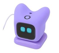 Luocute Animal Robot Interactif IA, Compagnon émotionnel avec Reconnaissance Vocale et Charge Magnétique, Jouet éducatif pour Enfants à Partir de 4 Ans, Partenaire d'apprentissage (Purple)
