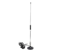 Luocute Antenne Radio CB à Gain de 3 DB avec Support Magnétique, Kit D'antenne Radio à Ondes Courtes 26-28 MHz pour Voitures, Camions et (Câble de 5m / 16,4 pieds)