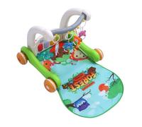Luocute Baby Play Mat Walker, 2 en 1 bébé Gymnase avec Walker, and Play Piano Gym Activity, adapté aux Bébés Nourrissons pour les Tout-petits Filles Garçons