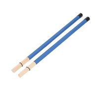 Luocute Bambou Brosses de Batterie, 2 Pièces Maillets de Percussion pour | Ensemble de brosses à tambour, poignées en bambou pour une prise confortable, conception légère pour un transport facile,